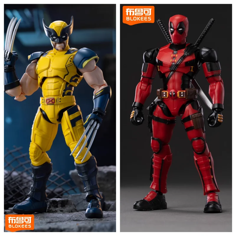 

Новая серия Blokees Deadpool и Росомаха Росомаха, экшн-фигурка, декор для стола, украшение, игрушка, подарки по индивидуальному заказу