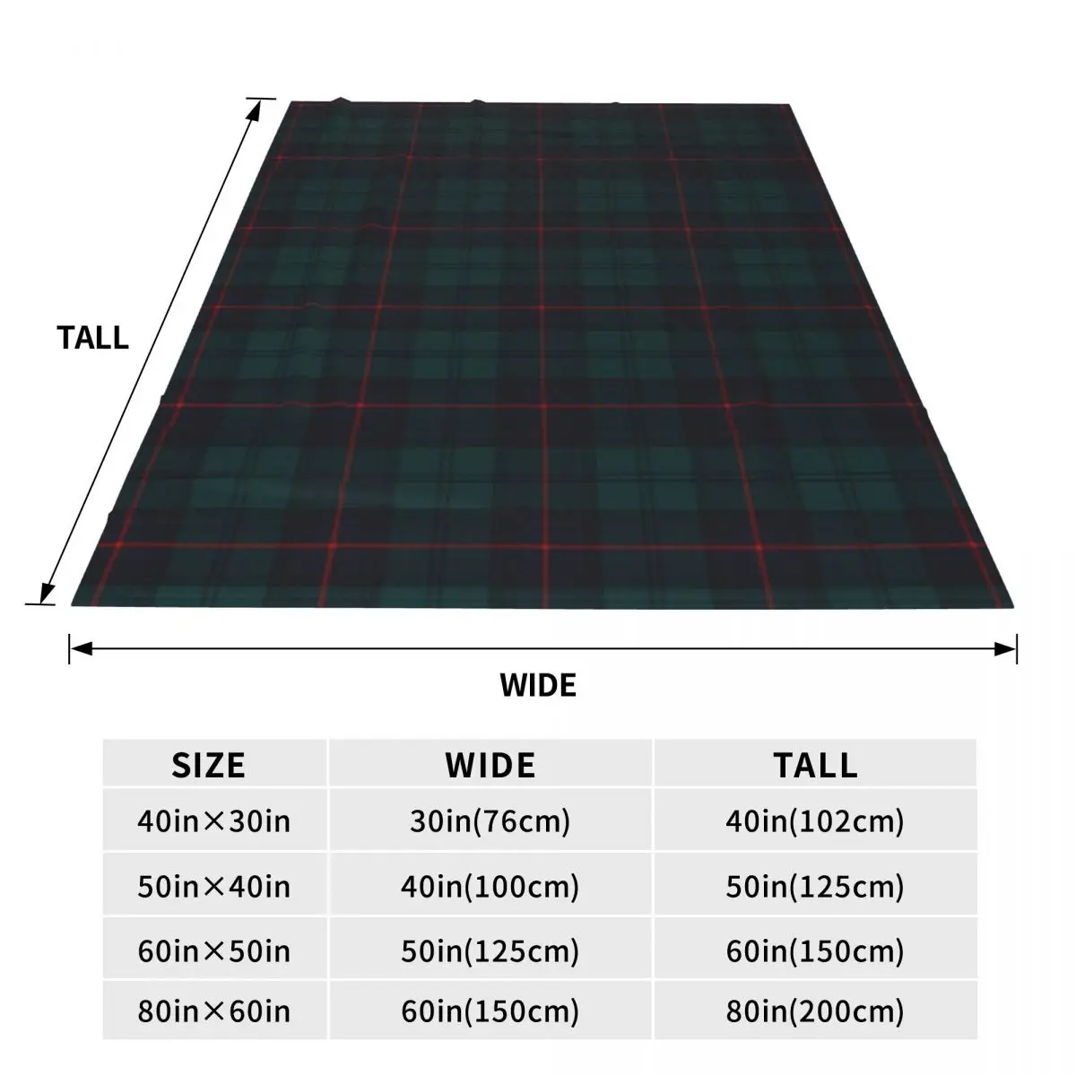 Armstrong Scottish Tartan Blankets Soft Warm Flannel Throw Blanket Plush for Bed Travel Home Sofa