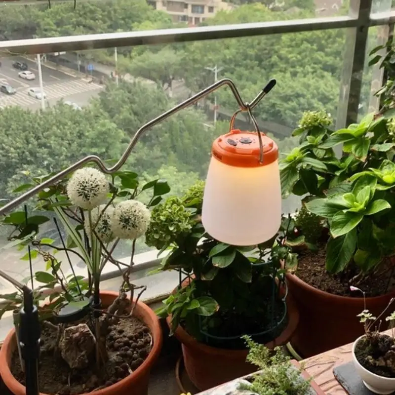 

Светодиодный фонарь для кемпинга, 1200 мАч, USB-C, перезаряжаемый, 4 режима, уличный фонарик, водонепроницаемый, портативный