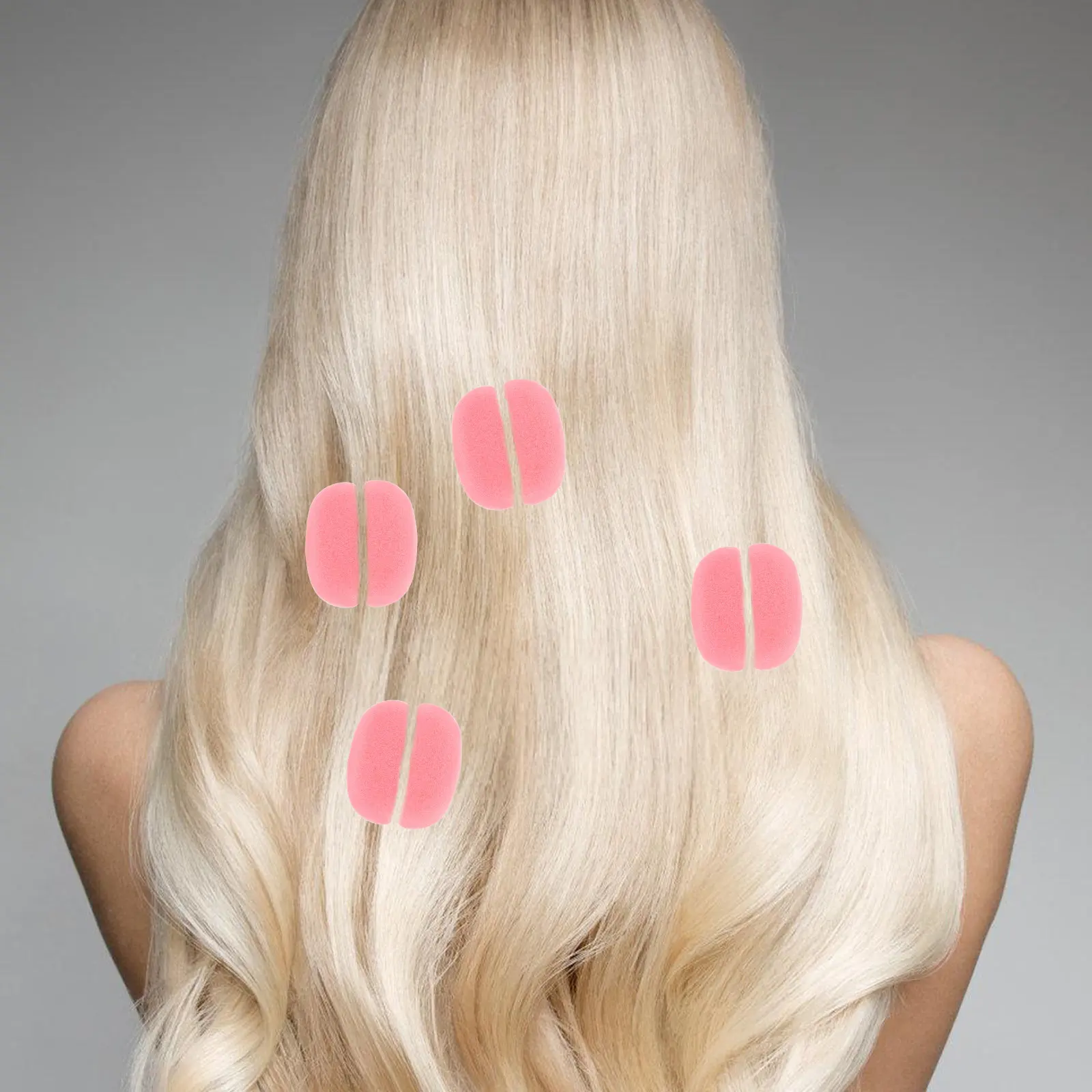 10Pcs Sponge Hair Rollers Mushroom Shape Soft Curlers Curling Tool for Home Travel Hair Care Sponge Curler Small Curlers