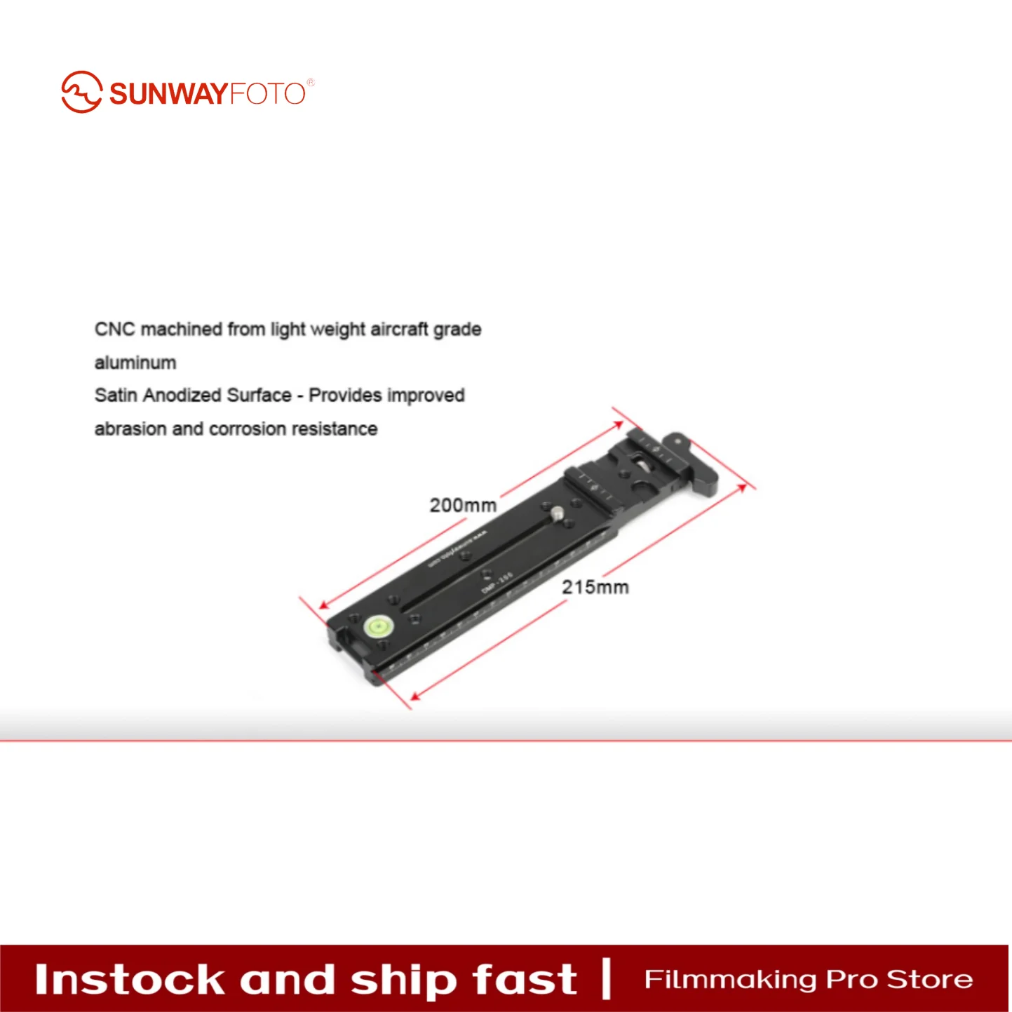 

SUNWAYFOTO Многофункциональный рычажный зажим для лонгборда DMP-200L