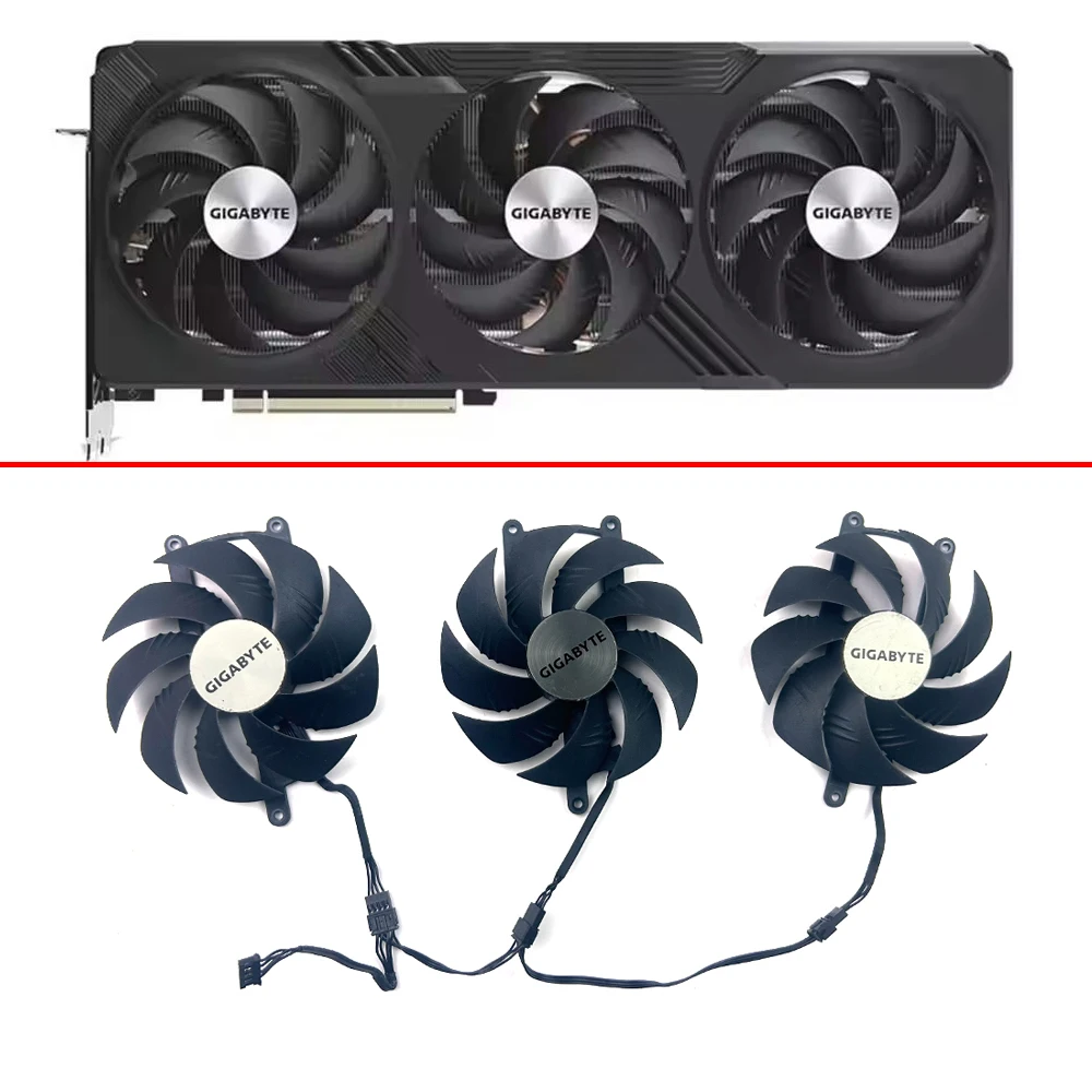 NEW Cooling Fan RX 7900 XTX GPU FAN For Gigabyte Radeon RX 7900 XTX GAMING RTX4070 4060 video card fan 95mm 4pin PLD10020S12H