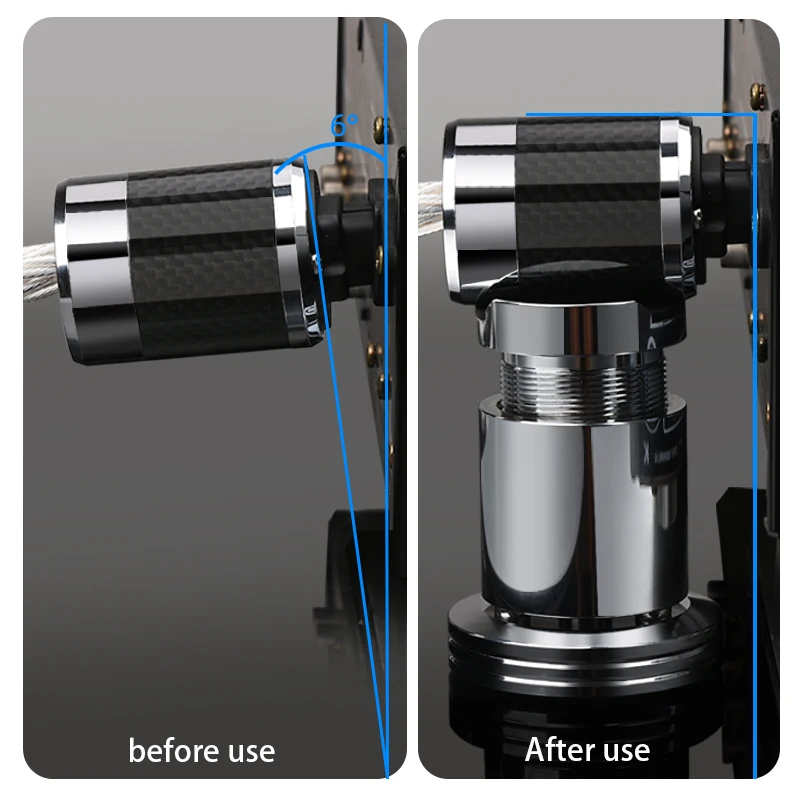 قطعة واحدة HIFI قابل للتعديل الصوت كابل الطاقة قوس حامي سبائك الألومنيوم كابل صينية آلة ترايبود