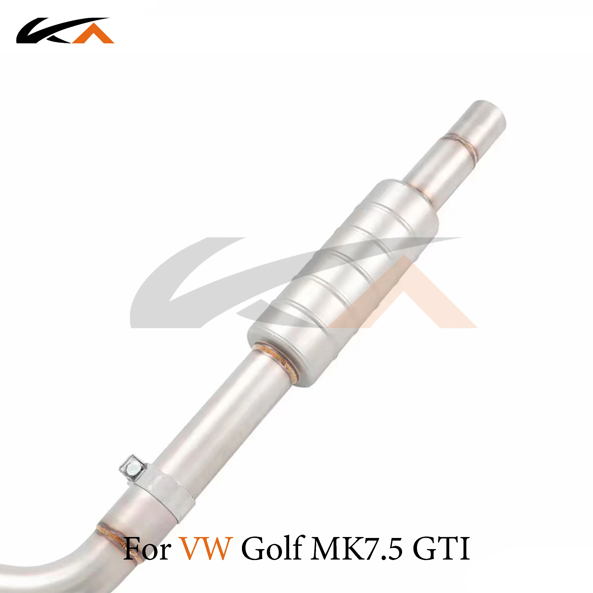 KA Tuning exhaust system stainless catback for VW Golf MK7.5 GTI rear section performance muffler valve