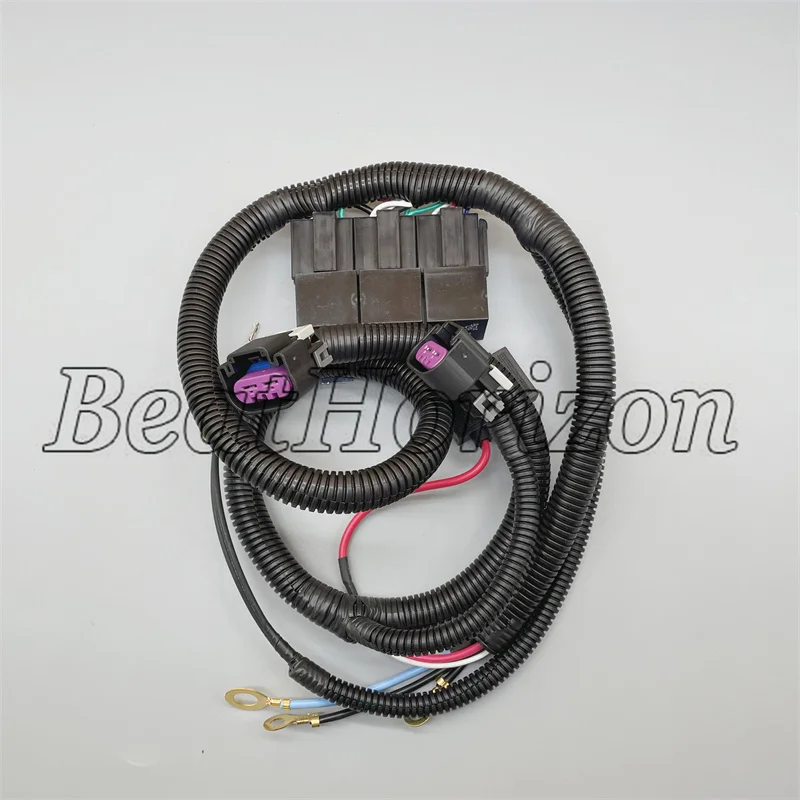 7L5533A226T Electric ECU Control Dual Fan Upgrade Wiring Connector Harness For Chevrolet GMC Silverado Tahoe Sierra Yukon XL