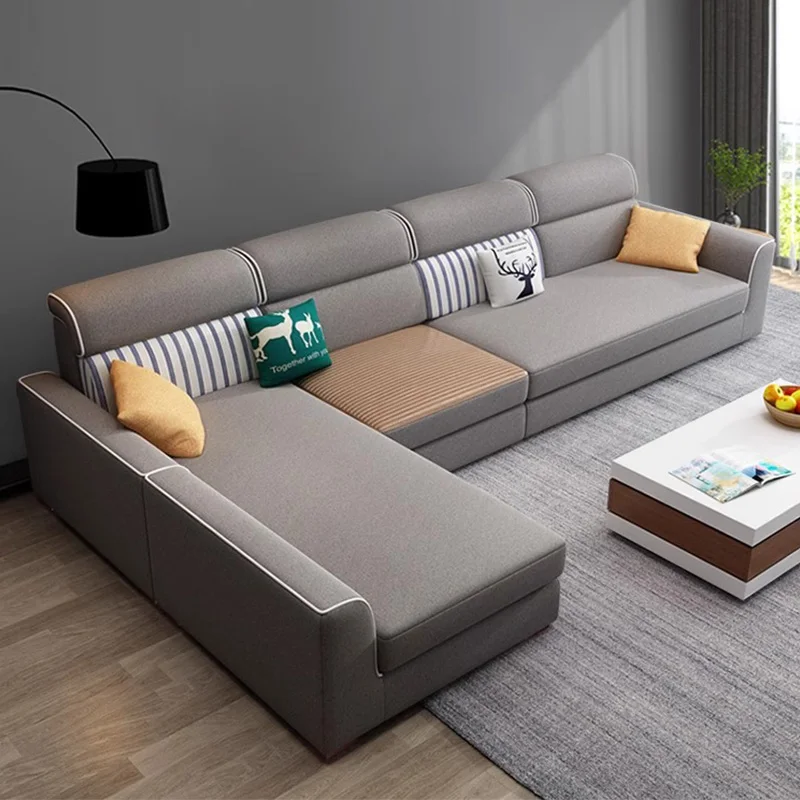 

Nordic Luxury Living Room Sofas Couch Lazy Modern Gaming Lounge Sofas Designer Bedroom Corner Wooden Divano Postmodern Furniture