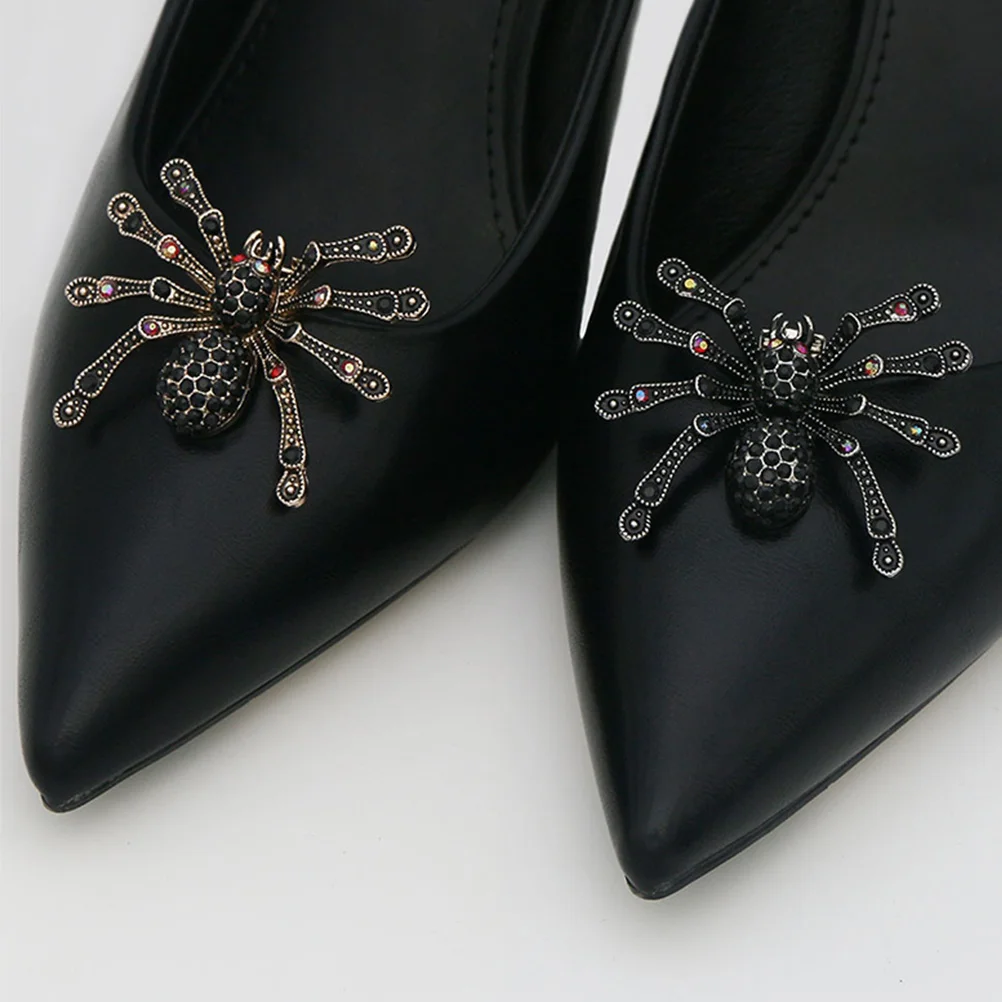 

1Pcs Creative Shoe Flower Spider Rhinestone Clip Buckle for Women Wedding High Heel Decorative Shoe Accessories