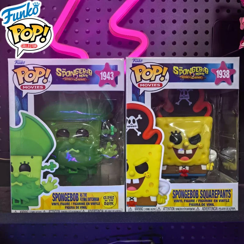 Figuras de Acción Originales de Funko Pop de Bob Esponja, Patricio Estrella, Squidward Tentacles y Sr. Krabs, Juguetes para Niños y Niñas, Regalo