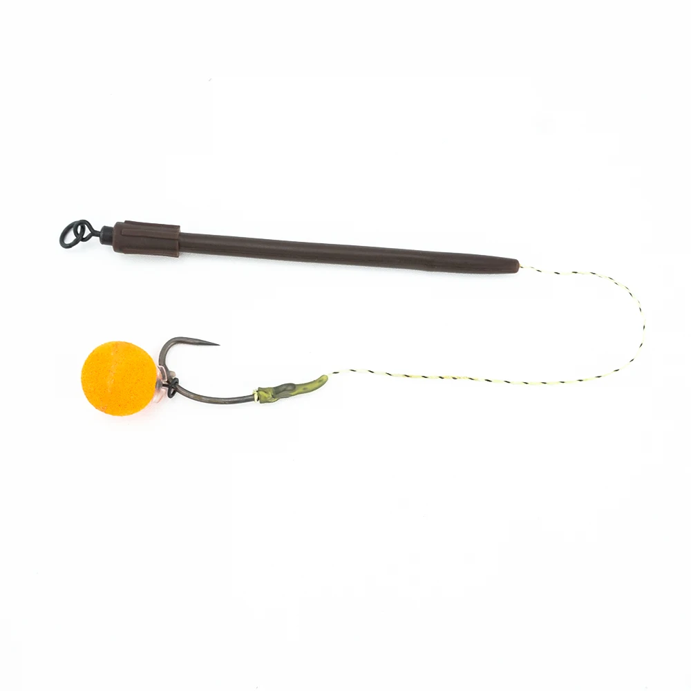 Hirisi 10pcs 73mm Soft Rubber Fishing Anti Tangle Sleeves Carp Fishing Inline Lead Tube AH013 Fishing Accessories