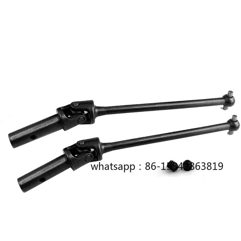 A52T 2 PCS Drive Shaft CVD Accessories Metal Front Drive Shaft for FS 1/8 Off-Road Desert Truck ATOM