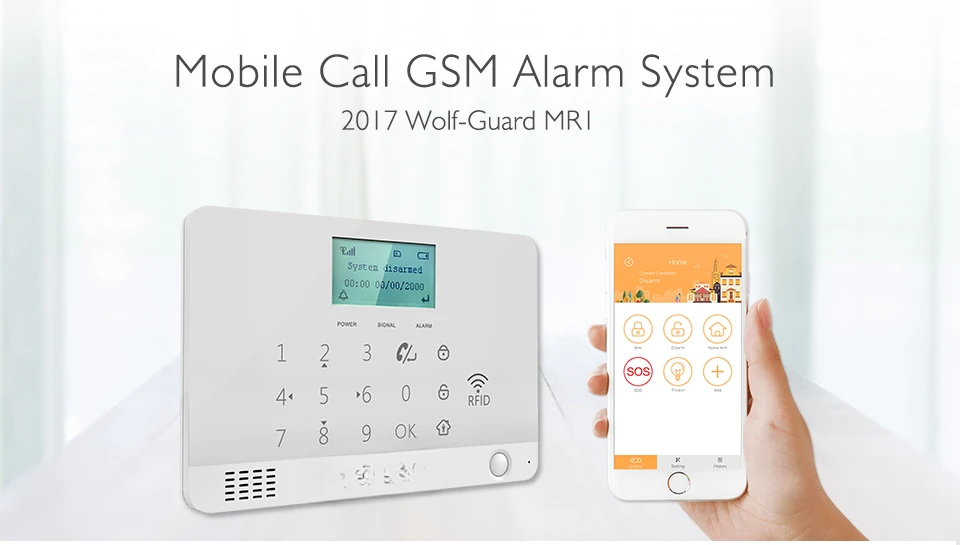 Top quality wireless/wired gsm 3G 4G alarm system home security 007MR1 wireless burglar alarm