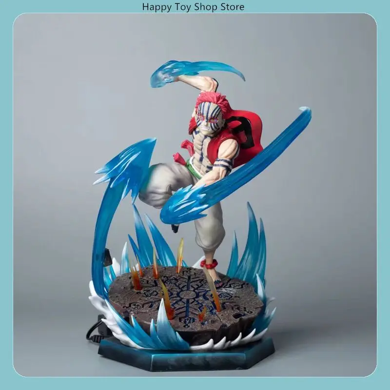 

​ Demon Slayer Kimetsu no Yaiba Akaza Upper Moon Three Battle Pose 26 см Аниме Фигурка Статуя Настольное Украшение Подарок ​