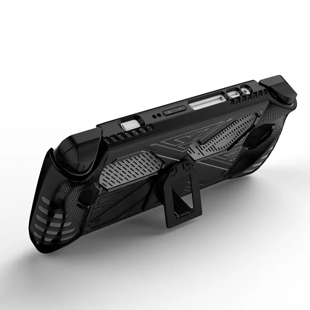 

For ROG Ally Case Shockproof Game Console Cover with Bracket Sweatproof Protective Cover for Asus ROG Ally Gaming Accessories