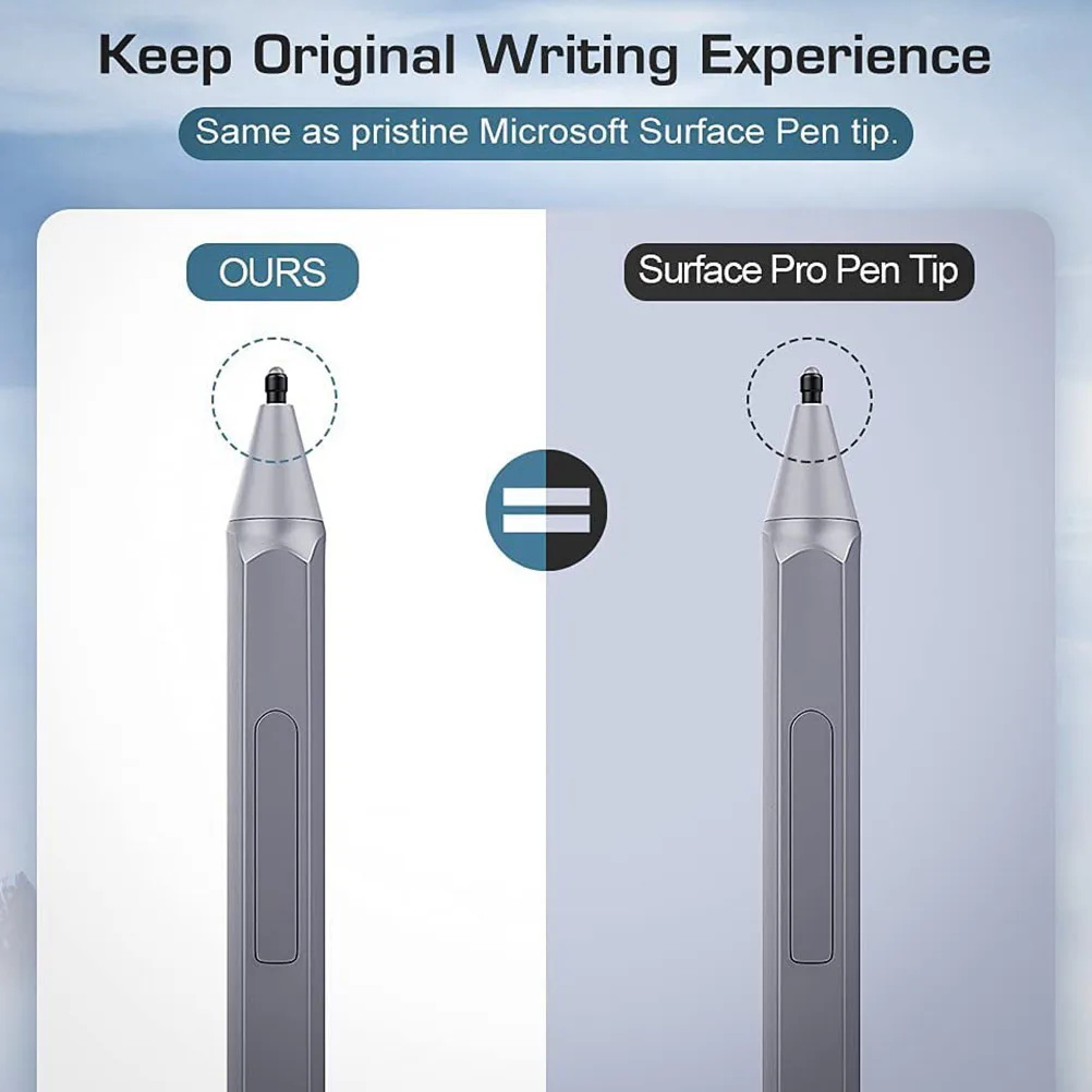 

Touchscreen Pen Refill Tip Replacement Round Tips Black Abs Stylus Accessory