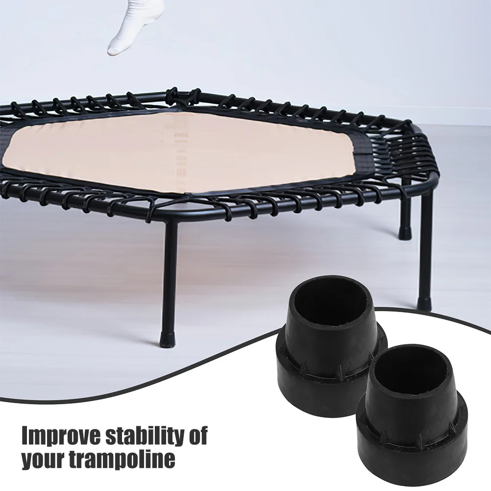 แผ่นรองกันลื่นสำหรับแทรมโพลีน 8 ชิ้น ทำจากยางความแข็งแรงสูง ใช้แทนขาแทรมโพลีนได้อย่างมั่นคง เหมาะสำหรับใช้ภายในและภายนอกอาคาร