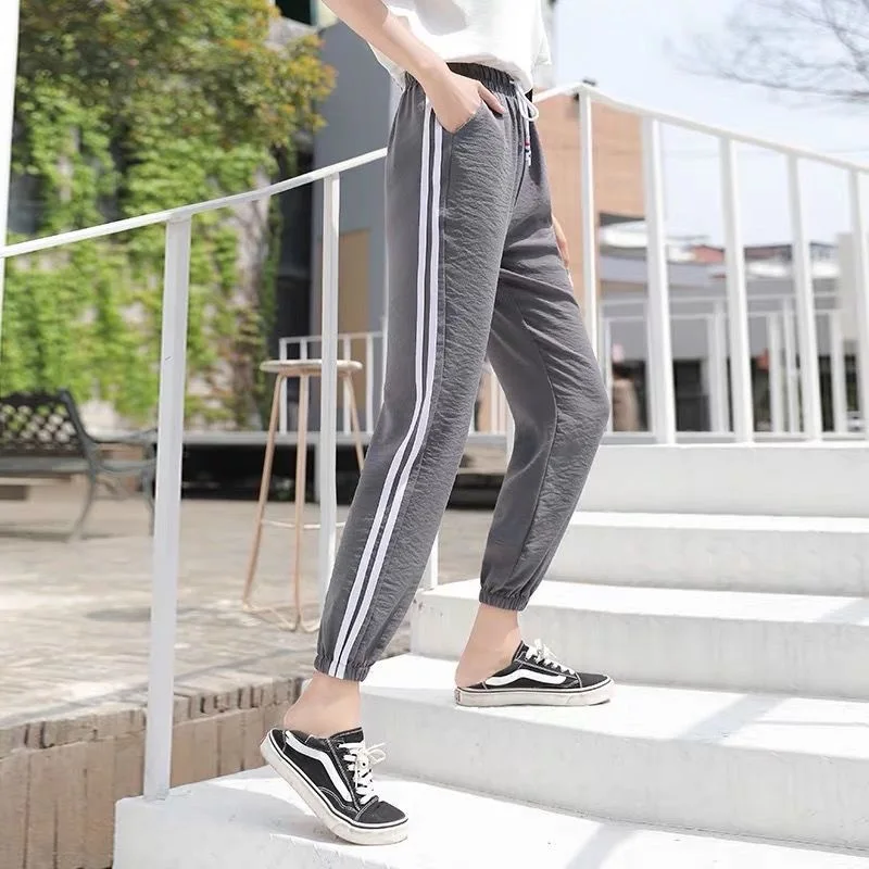 Calças femininas elegantes rendas crochê guarnição cintura alta festa noite slim fit chique calças formais moda