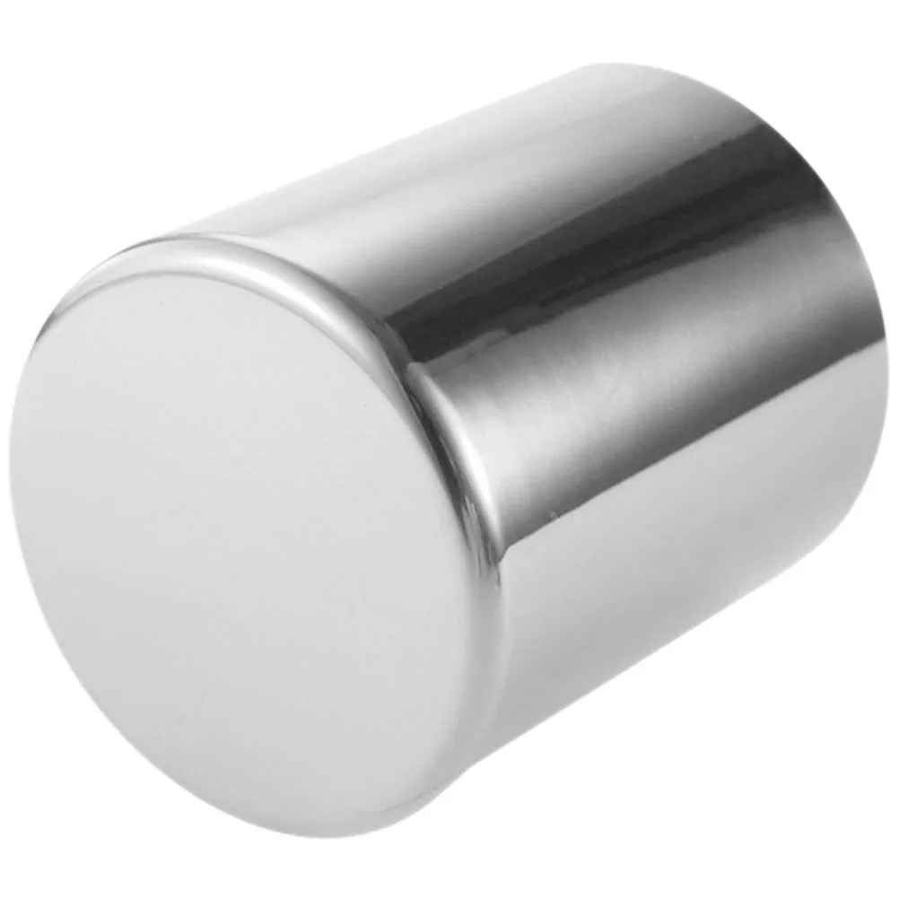 

Stainless Steel Pen Holder Bathroom Bedroom ganizer Silver Desktop Storage Cup Makeup Brush Container