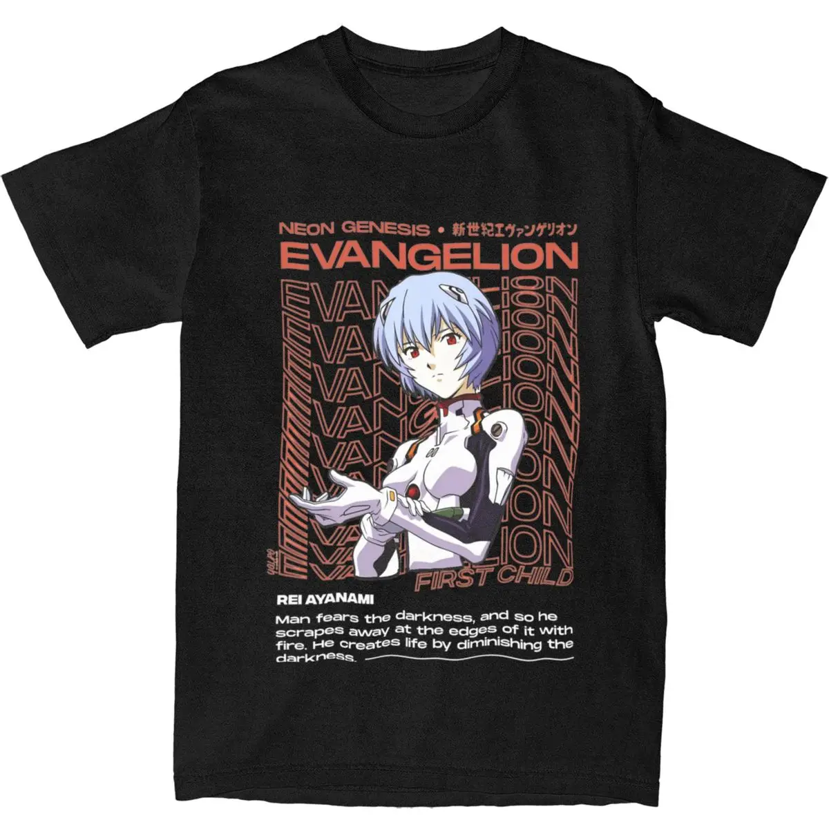 Anime Manga T Shirt Leisure T Shirts Short Sleeve Streetwear Tops Summer Cotton O Neck 4XL Top Tees