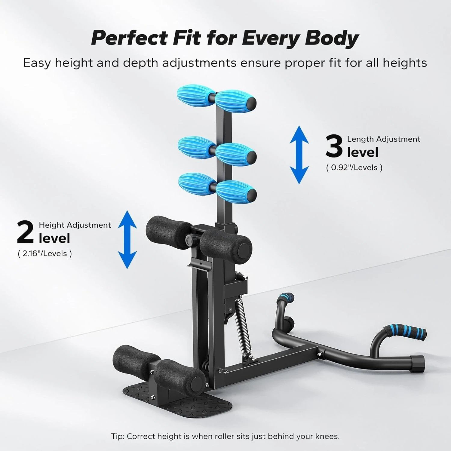 Deep Squat Machine for Women, Adjustable Glutes Trainer Machine, Core & Leg Exercise, Push Up Workout Equipment at Home Gym image 6