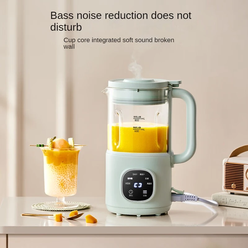 Multipurpose Blender with Pre-set Heating and Filtering Functions - PBJ-E05K1 Low Noise and Self-cleaning Capabilities 220V