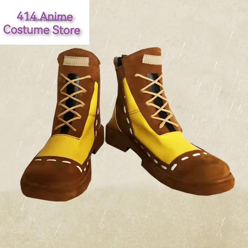 Game Limbus Company Don Quixote Cosplay Shoes Cosplay Prop Halloween Carnival Men Women Boots PU Role Play Costumes Accessories