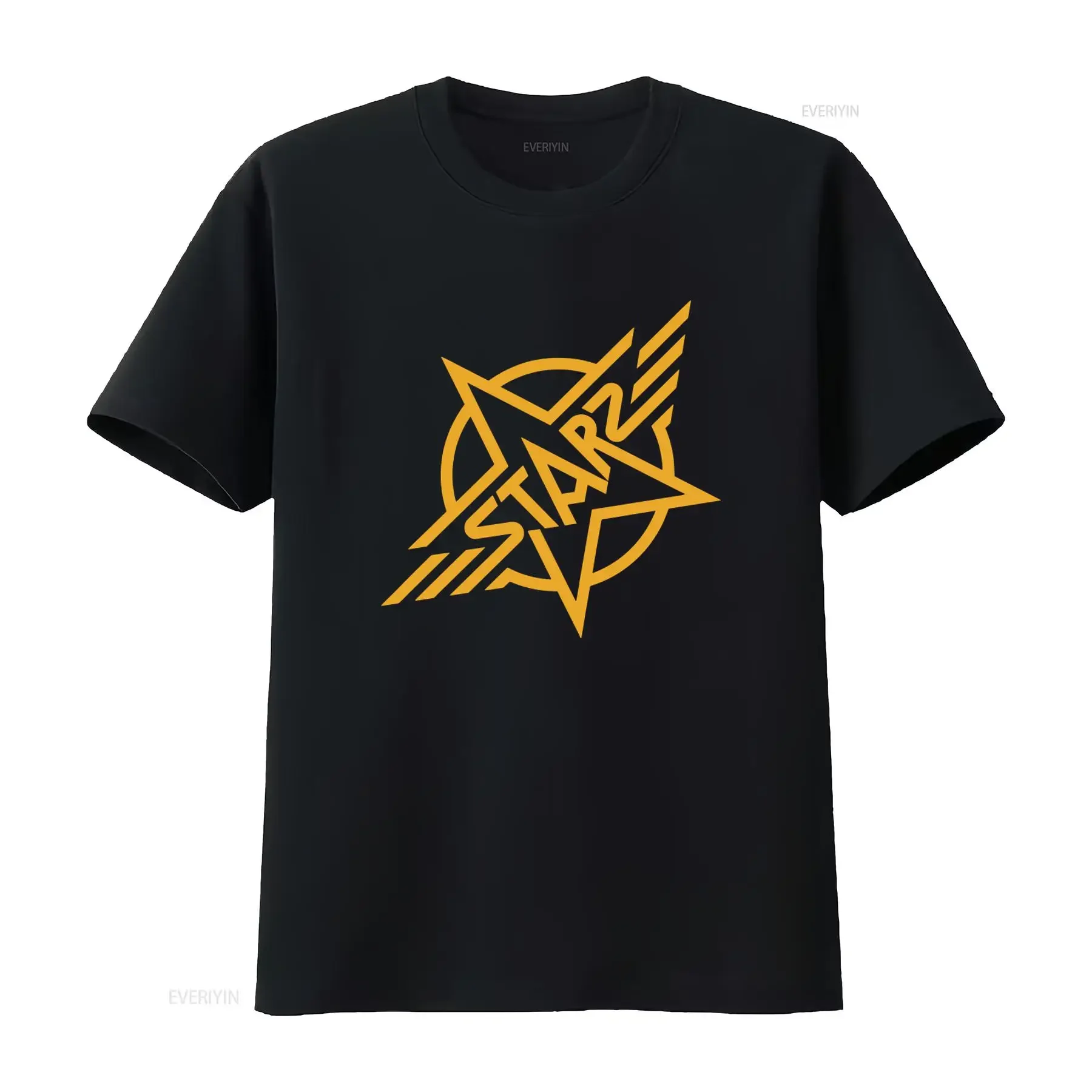 Starz Capitol Records Promo T Shirt XL Stylish Yellow Star Design for Men vintage Washed Comfortable fashion Slightly