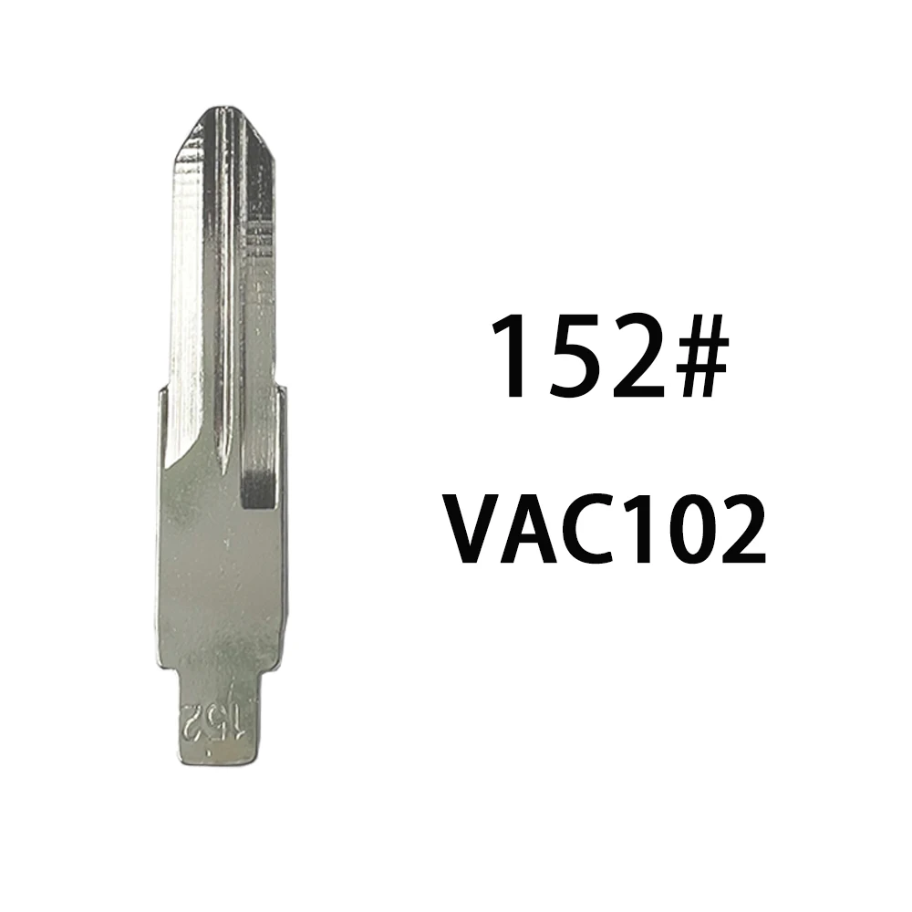 5PCS/lot #152 VAC102 Flip Remote Metal Uncut Key Blade For Renault Megan Dacia Clio Duster For keydiy KD xhorse VVDI JMD