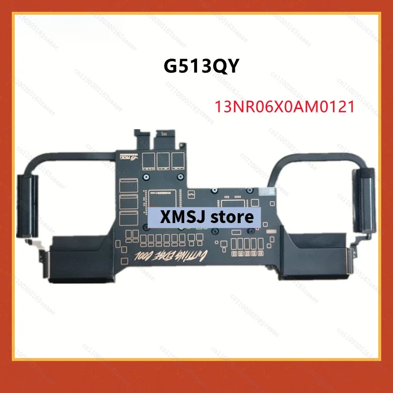 Новый оригинальный радиатор процессора/GPU для ноутбука Asus ROG Strix G15 G513 G513QY 2021, RX6800M 13NR06X0AM0121 Новый оригинальный радиатор процессора/GPU для ноутбука Asus ROG Strix G15 G513 G513QY 2021, RX6800M 13NR06X0AM0121