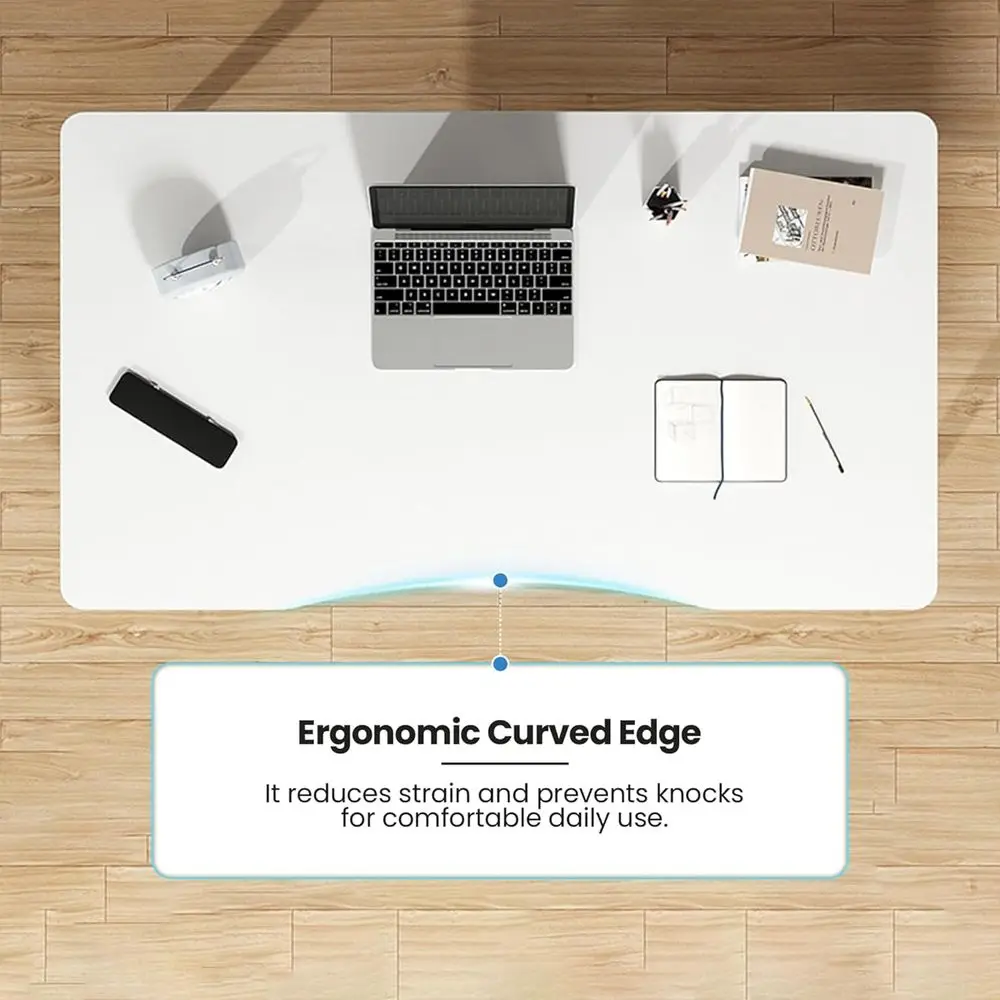 مكتب خشبي أبيض أنيق 40 - مكتب منزلي متين أو غرفة نوم أو طاولة دراسة