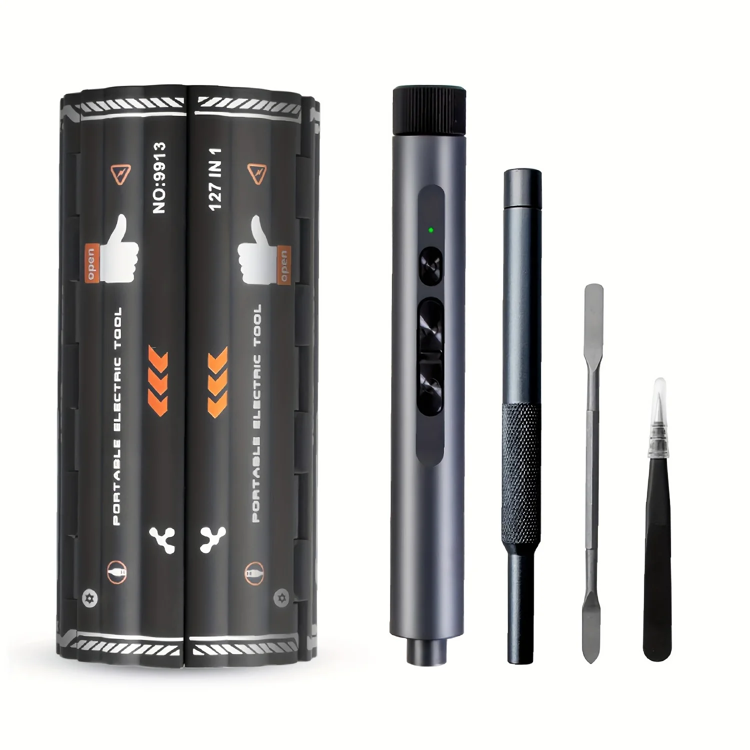 Precision Screwdriver Set 127 in 1 Professional Magnetic Multi Screwdriver Tool Kits Roll-up Cylinder Organizer Repair Tools