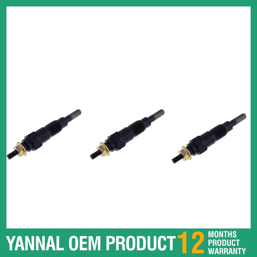 

Competitive Price Glow Plug For Yanmar 3TNA72UJ, 3TNA72UJ3, 3TNA72UK Engine 3PCS