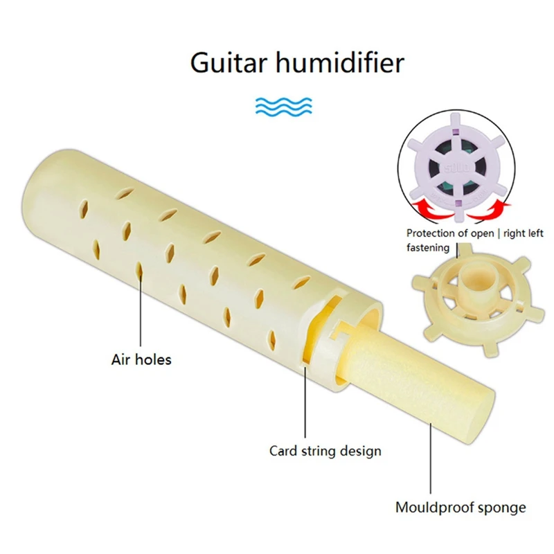 SOLO Acoustic Guitar Sound Holes Humidifier Moisture Tank Guitar Humidifier Anti-Drying-Panel Cracking Guitar Accessories