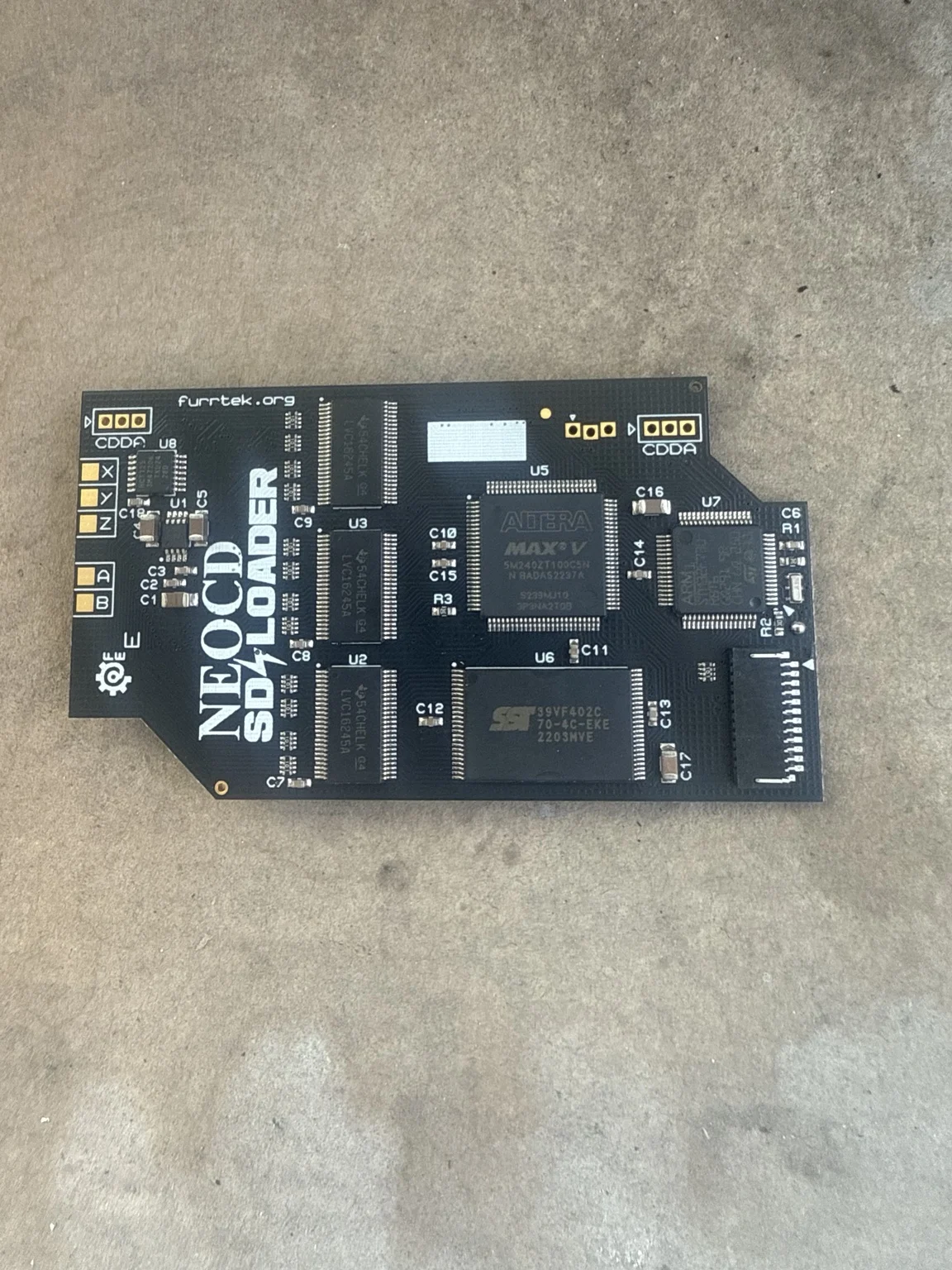 Emulateur-de-carte-sd-neo-sd-loader-pour-neo-geo-cd--chargement-rapide--support-cdda--composants-d'origine--pcb-enig