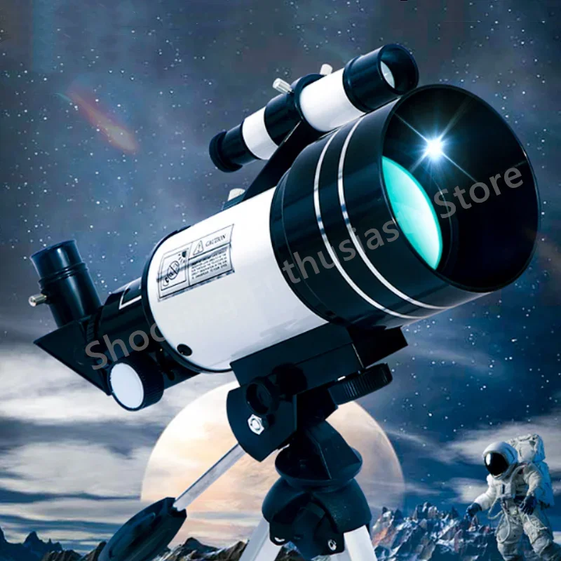 Outdoor High-definition and High-power Astronomical Telescopes for Children\'s Professional Lunar Observation with High Power