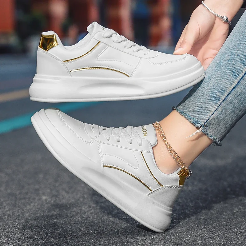 

2025 New Large Size Women's Casual Shoes, Outdoor Anti-slip Wear Sports Shoes, Small White Shoes, Casual Board Shoes