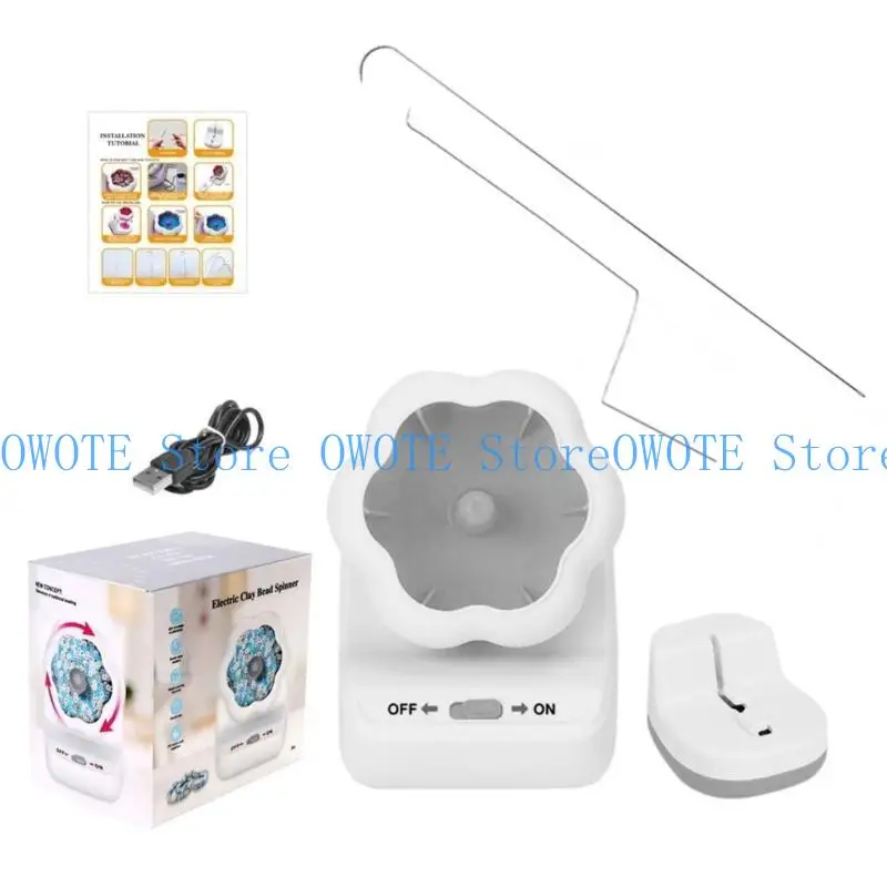 652F Functional Bead Threading Machine  Beading Tools Efficient Automatic Beader with Adjustable Settings for Hobbyists