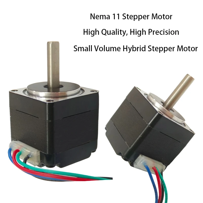 2 قطعة 28HS3303A4 0.35A رخيصة خطوة المحرك 4-Lead Nema 11 محرك متدرج للطابعة ثلاثية الأبعاد