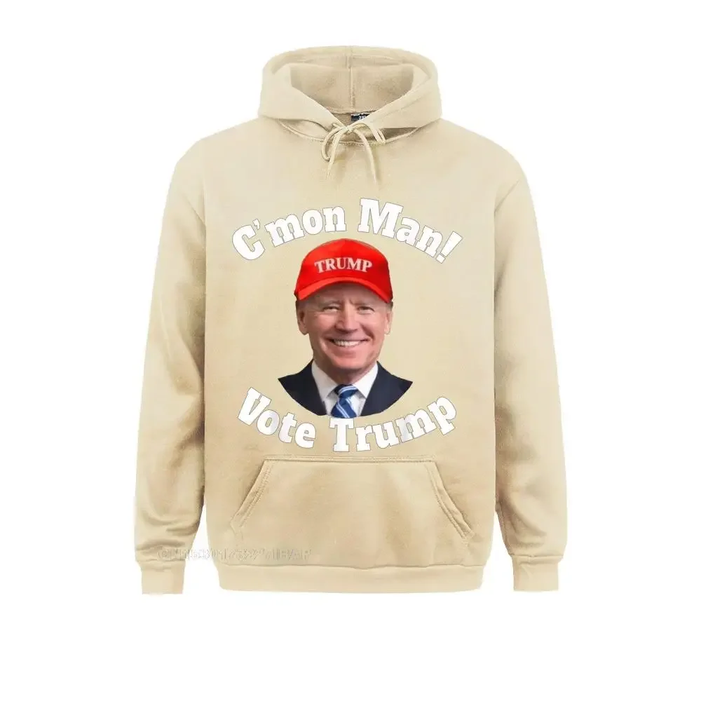 C'mon Man! Pro Trump Biden Votes Trump Halloween Hoodie Newest Outdoor Hoodies Fall Sweatshirts for Men Printed On Hoods