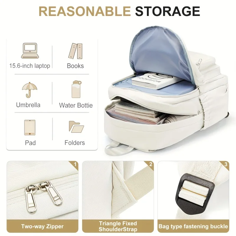 女の子のためのバックパックティーンエイジャー旅行スクールバックパック男の子子供リュックサックカジュアルスクールバッグバックパックかわいいマルチポケットブックバッグ