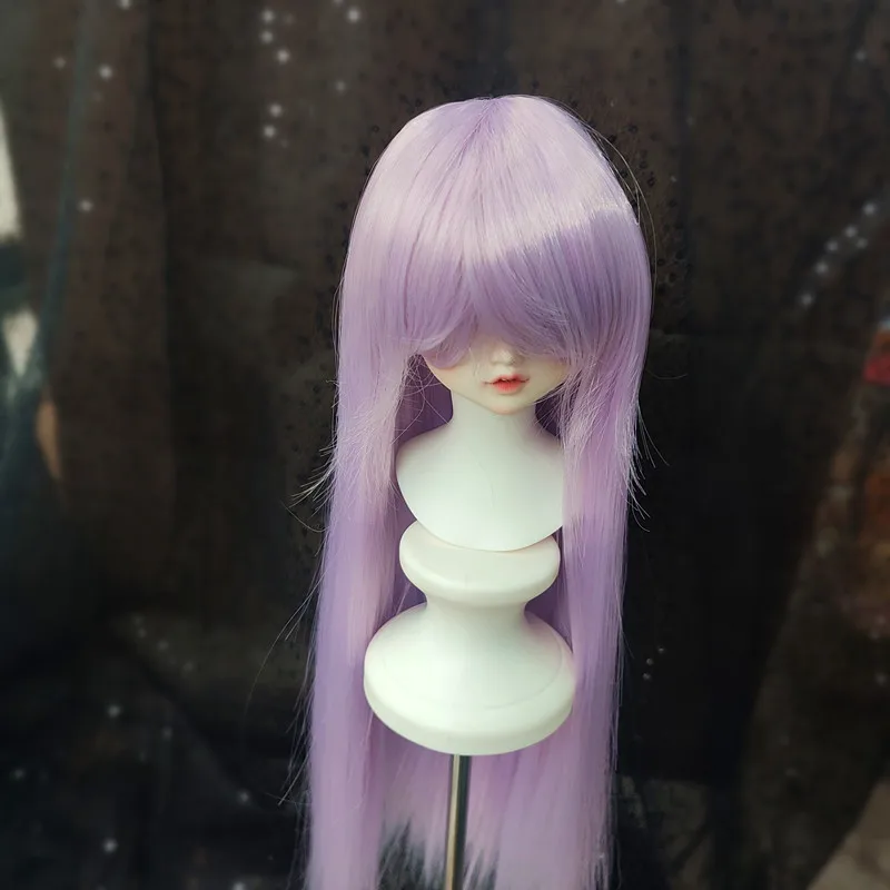 New Style 1/3 1/4 1/6 1/8 Bjd SD Wig Long Staight Hair High Temperature Fiber Wig For BJD Doll