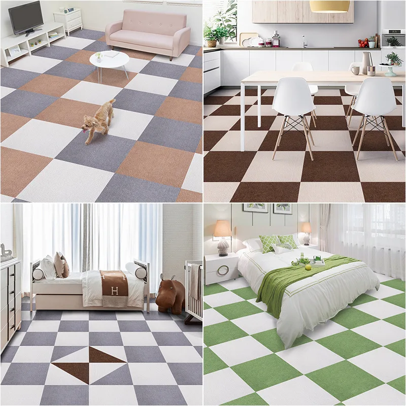 Alfombra infantil para habitación de bebé, tapete de juego de espuma para bebé, suave, cómodo y fácil de limpiar, alfombrilla para empalmar y pegar