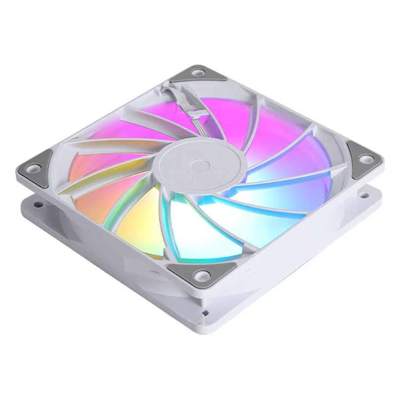 120mm RGB fans Equipped with fan Clamp and Mounting Screws Computer Case Cooling Fan 5V 3pin 4pin/PWM ARGB PC Chassis Cooler fan