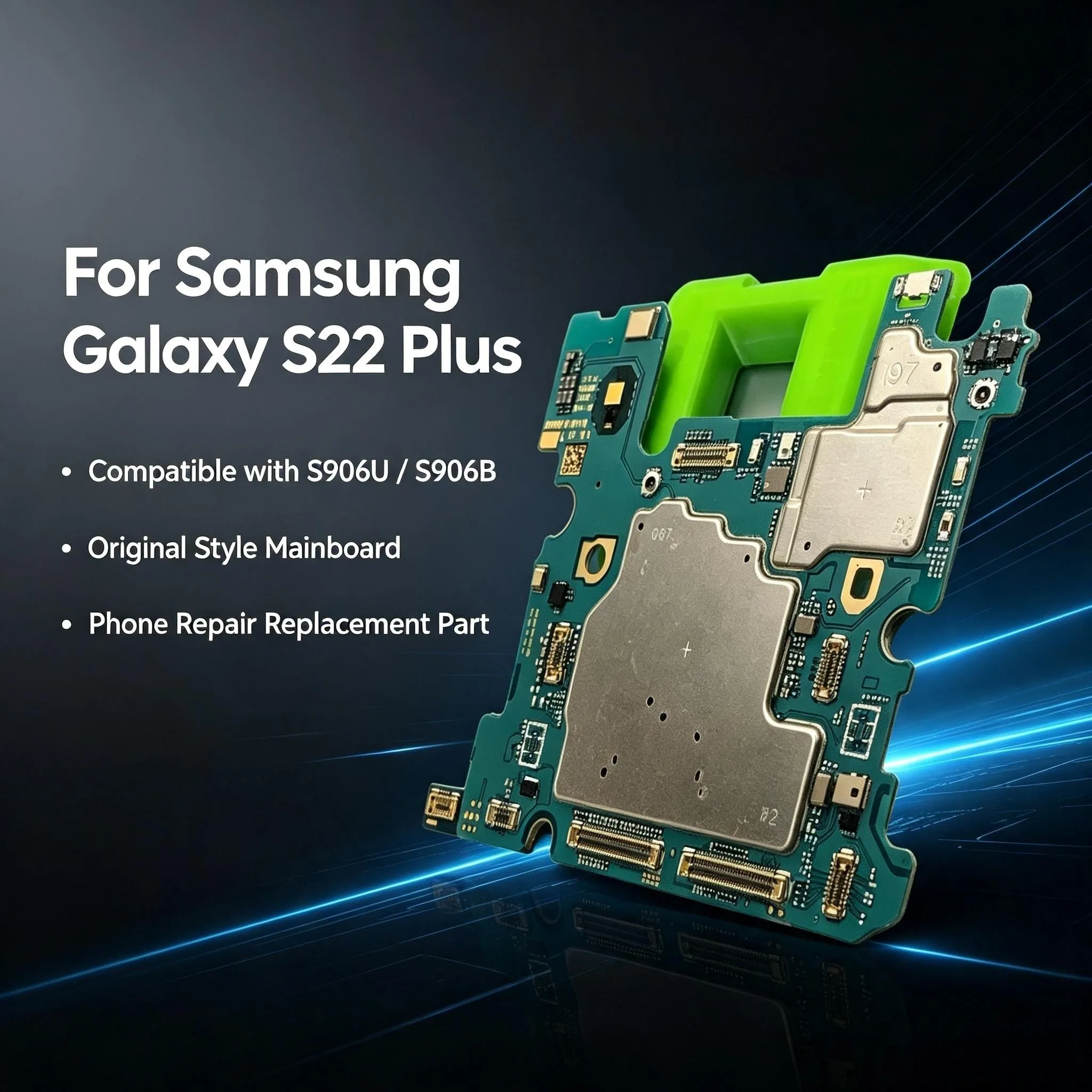 Fully Tested Unlocked Replacement Mainboard Repair Accessory For Samsung Galaxy S22 Plus S22+ SM-S906U S906B Logic Motherboard