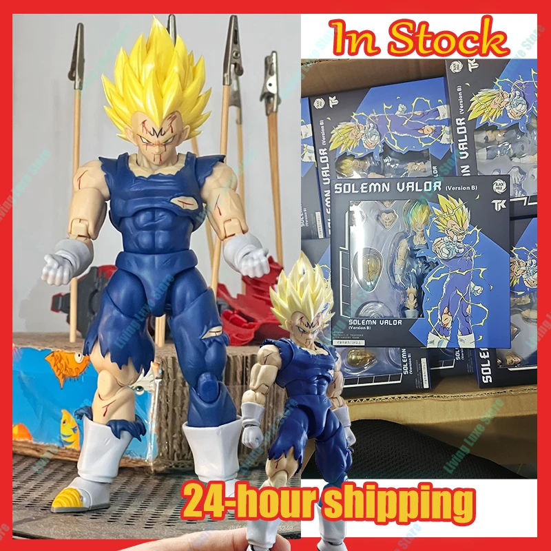 

In Stock Black Hole Toys & TK Dragon Ball SHF Super Saiyan SSJ Majin Vegeta Full Power Anime Action Figures Models Gifts Kid Toy
