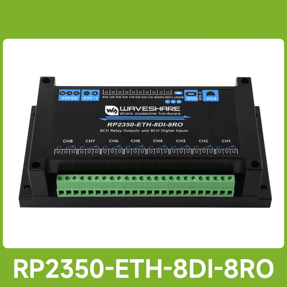 modulo-de-reles-industrial-de-8-canales-waveshare-basado-en-el-microcontrolador-rp2350-de-doble-nucleo-y-doble-arquitectura-con-entrada-digital