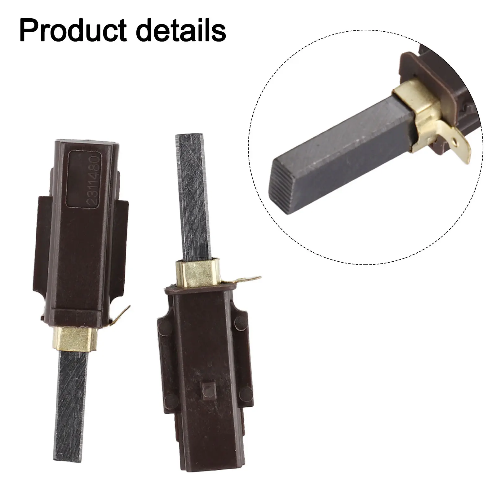 For Hoover Motor Carbon Brush Frame Brush Home 2 Pack Accessories Parts Replacements Vacuum Cleaner Motor  For