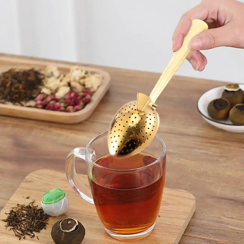 

Stainless steel tea infuser tool, suitable for spice bags, tea balls, tea leaf strainers, brewing utensils, tea sets,tea filters