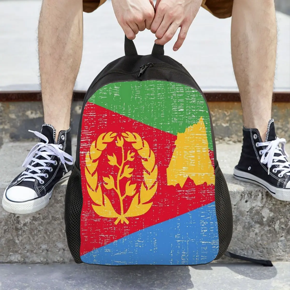 

Флаг Эритреи гордый рюкзак Эритреи, Лидер продаж, рюкзак большой емкости, детская сумка для книг, школьная сумка, сумки на плечо для мужчин и женщин