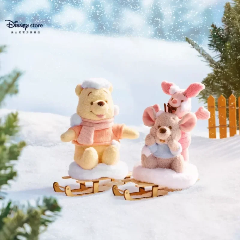 

Подлинная зимняя серия кукол Disney в форме сердца, слепая коробка, модные коллекционные фигурки, украшение для рабочего стола, модная и популярная игрушка