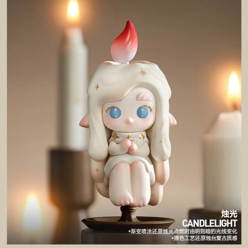 Hot Chaka Chasing Light Elf Series Cute Internet Celebrity Handmade Blind Box Candlelight Trendy Toy Ornamen Birthday Gift